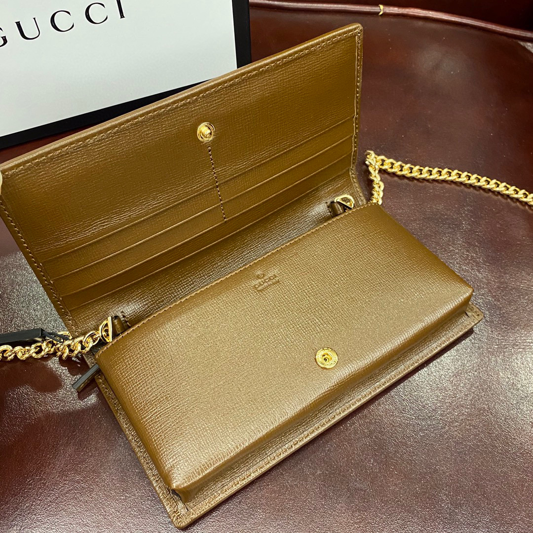G*u*i horsebit 1955 chain wallet