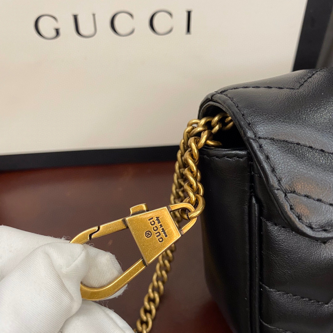 g*u*i gg marmont S*per mini bag