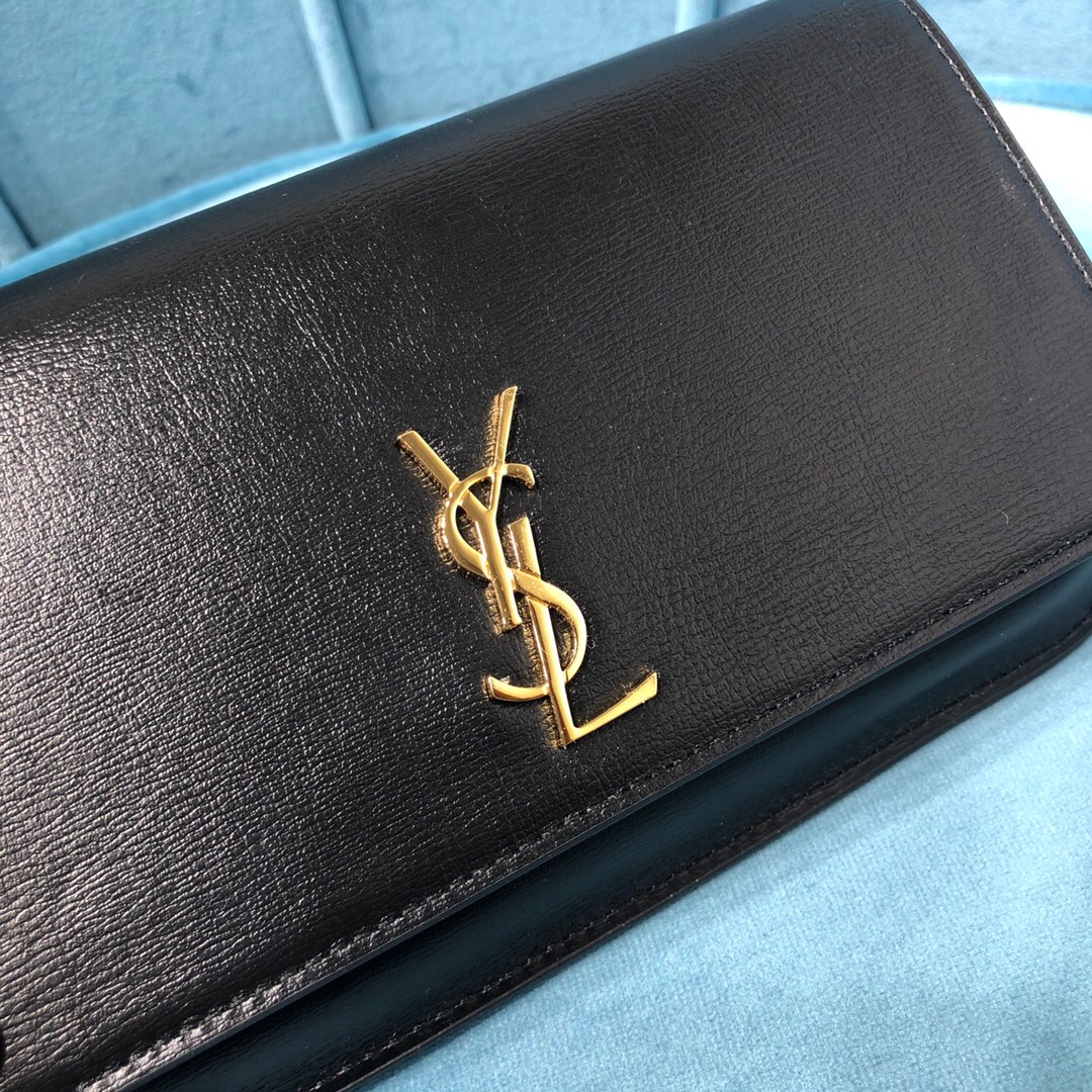 YSL CASSANDRE PHONE HOLDER WITH STRAP