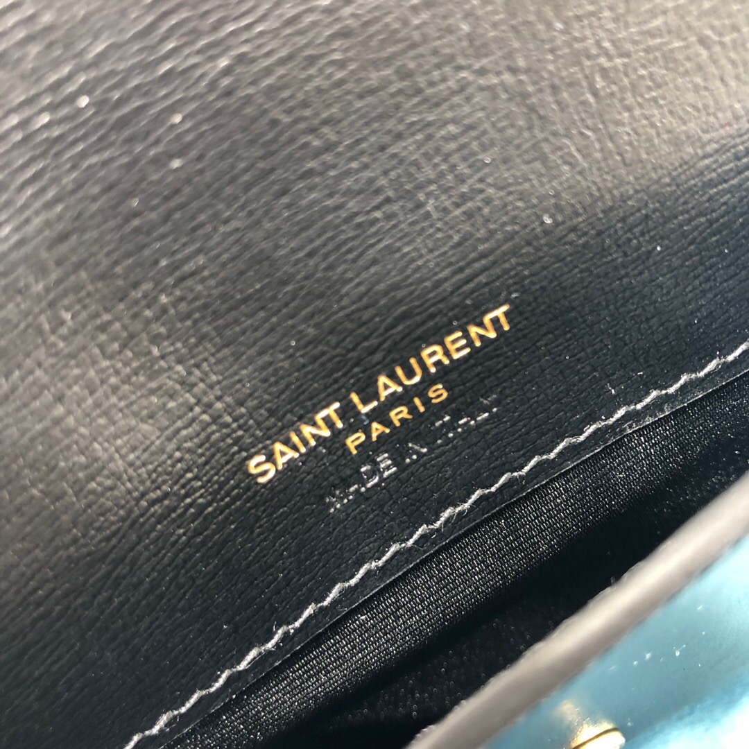 YSL CASSANDRE PHONE HOLDER WITH STRAP