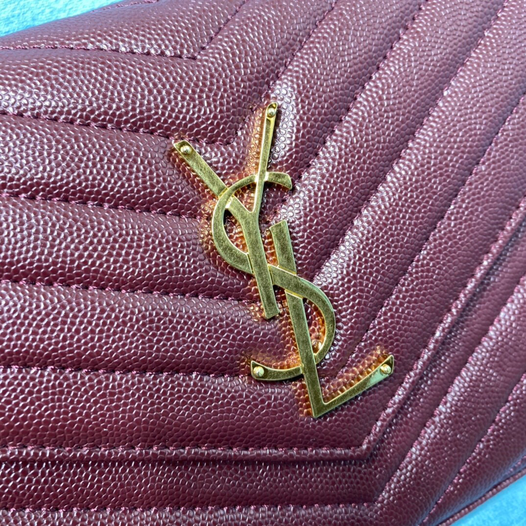 YSL CASSANDRE MATELASSÉ CHAIN WALLET