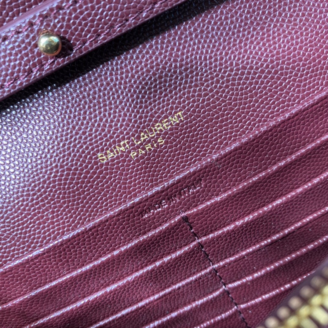 YSL CASSANDRE MATELASSÉ CHAIN WALLET