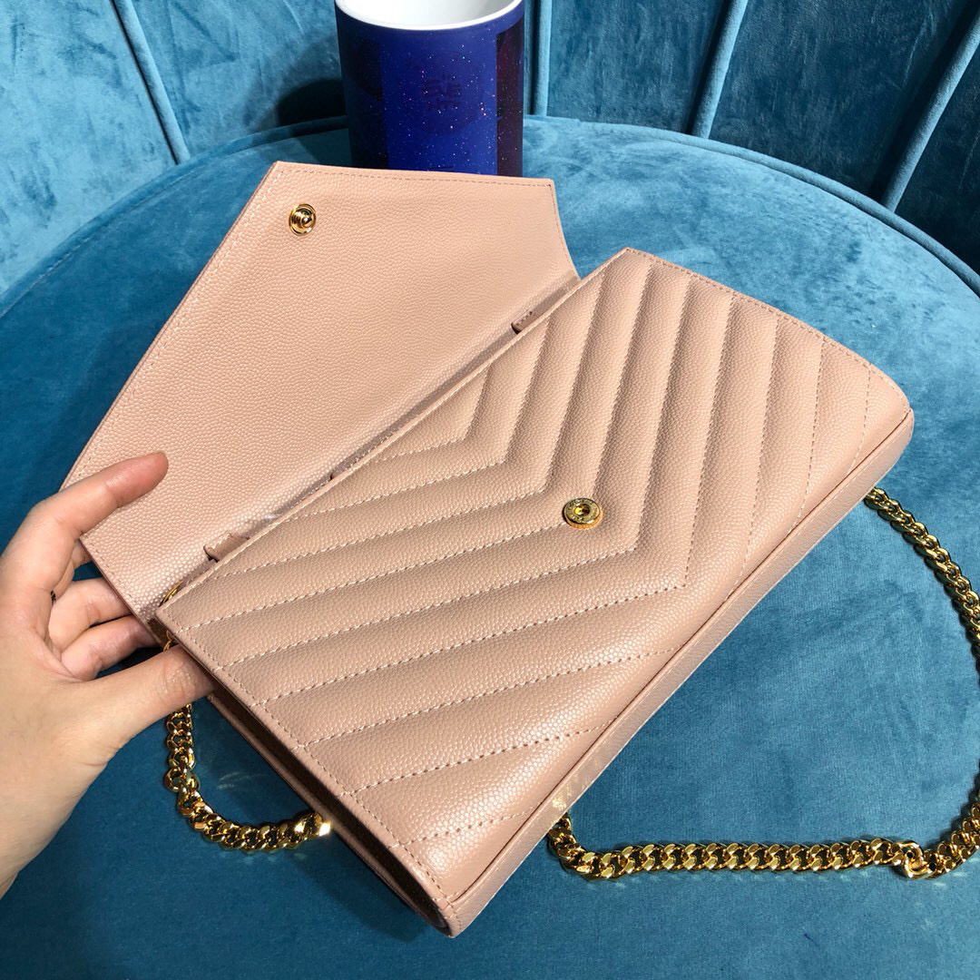 YSL CASSANDRE MATELASSÉ CHAIN WALLET