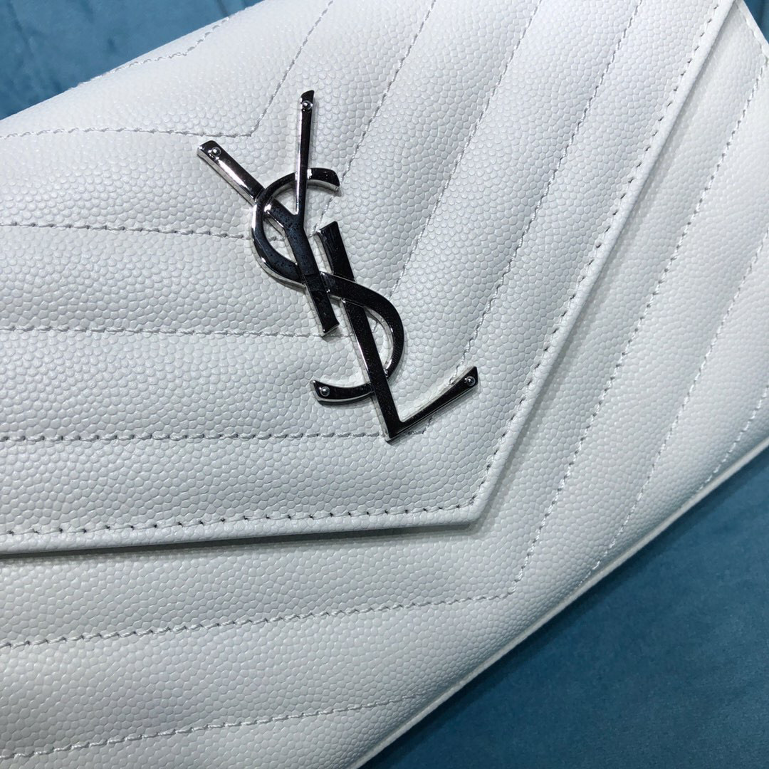 YSL CASSANDRE MATELASSÉ CHAIN WALLET