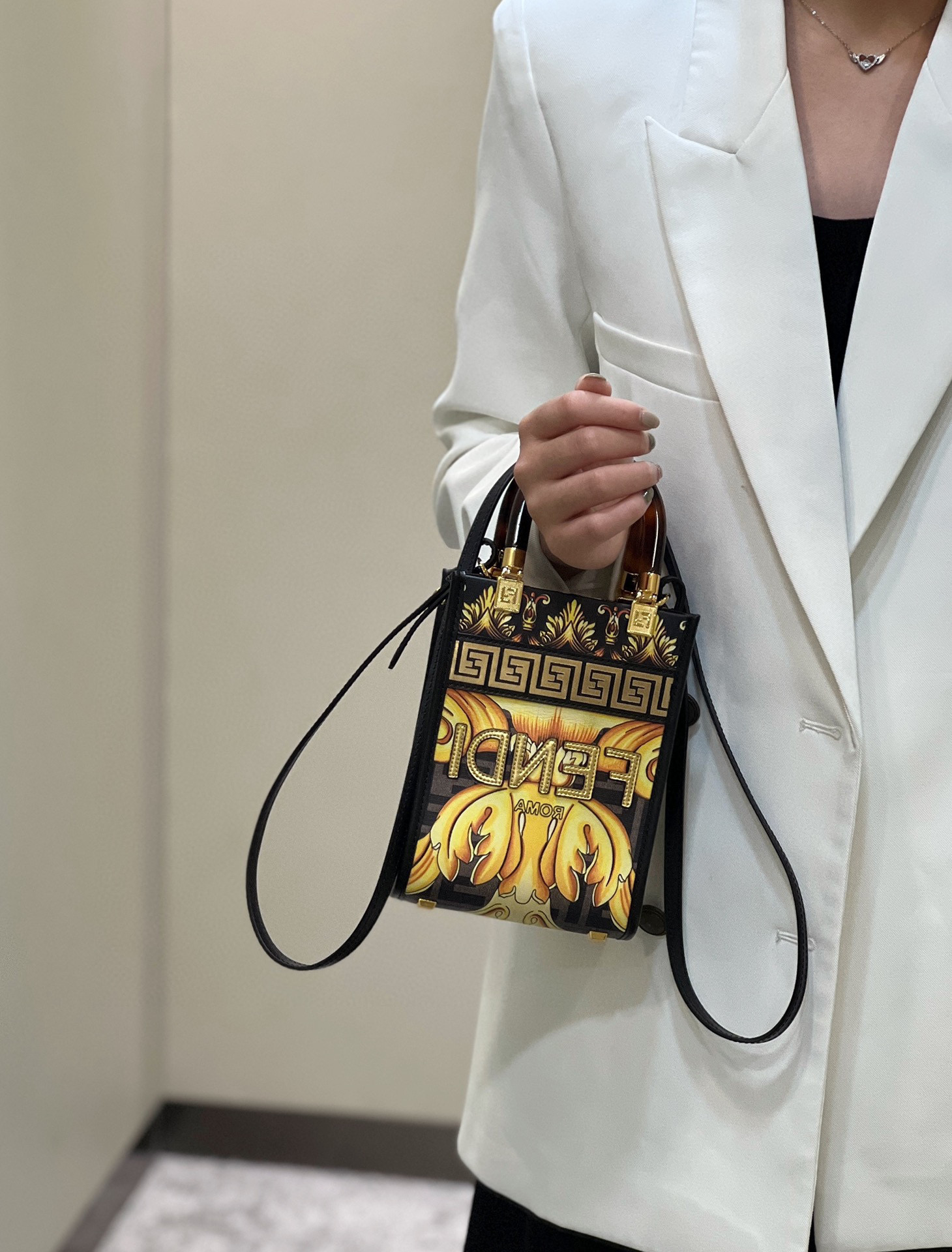 F**di & versace minitote