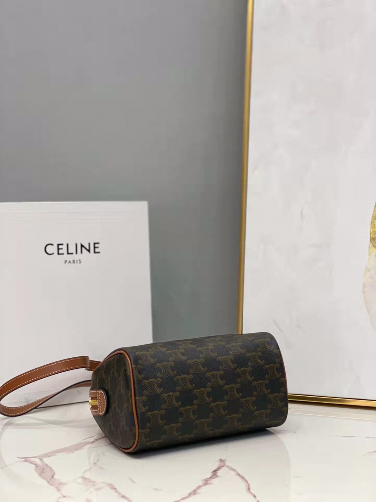SMALL BOSTON CUIR TRIOMPHE