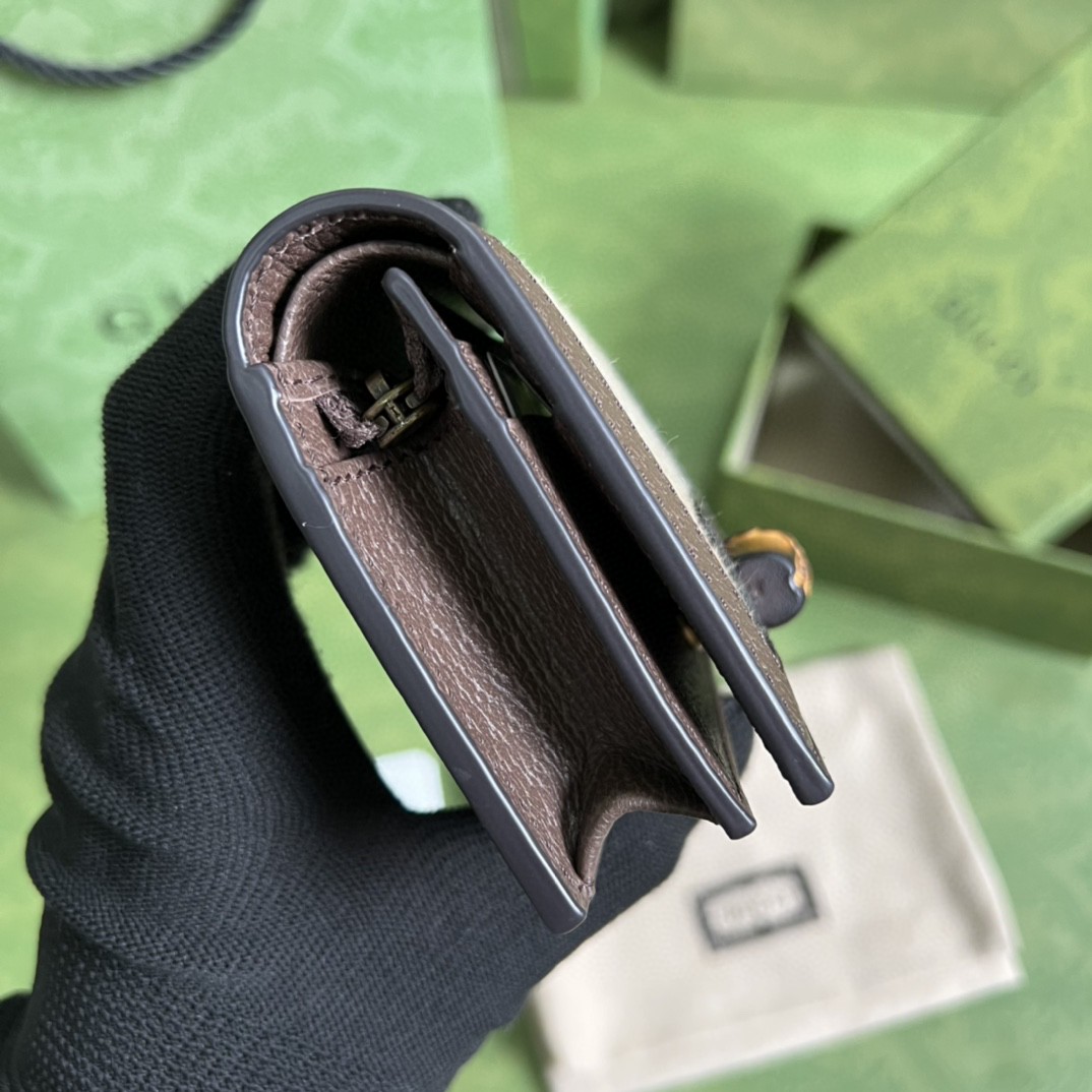 G*u*i diana card case wallet