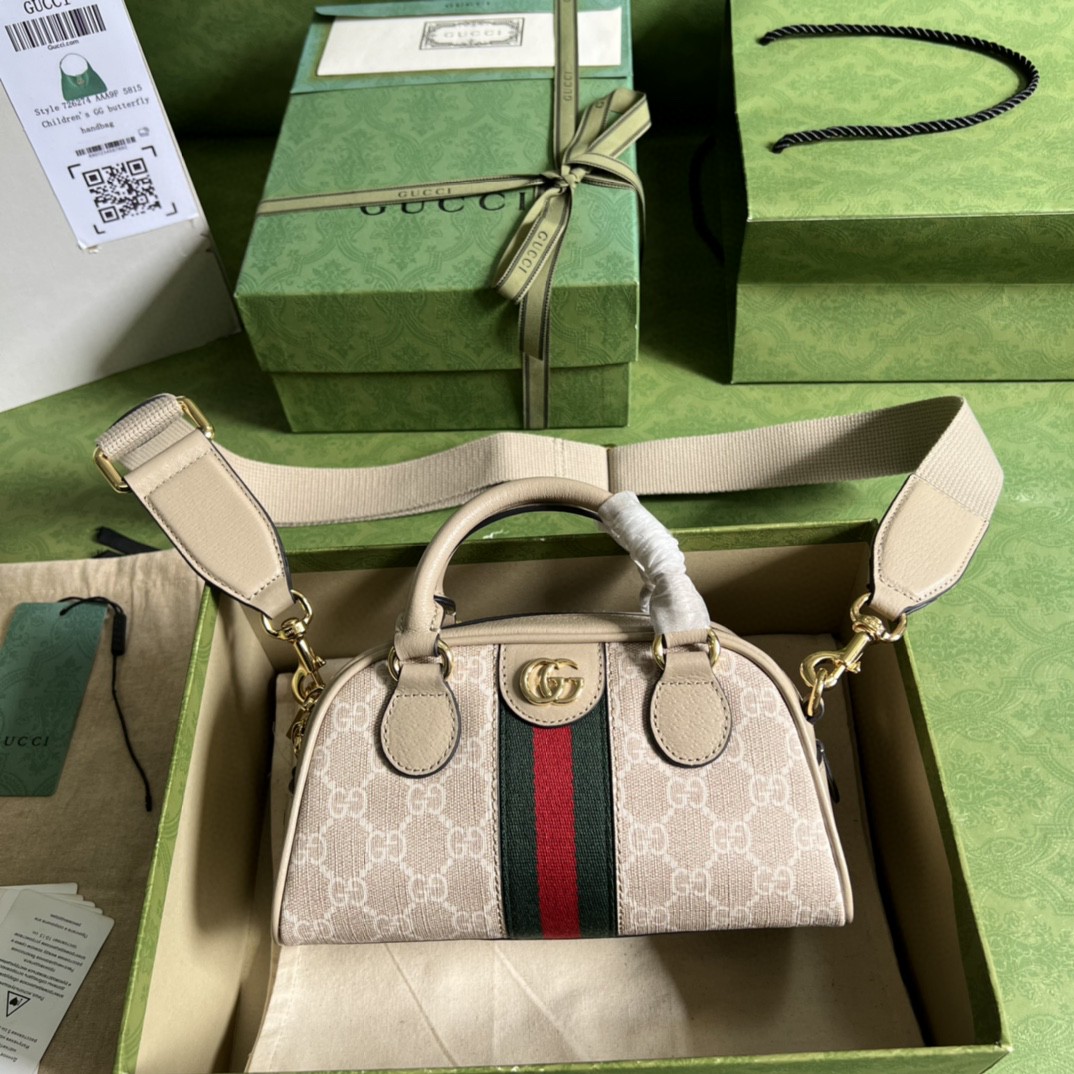 G*u*i ophidia mini gg top handle bag
