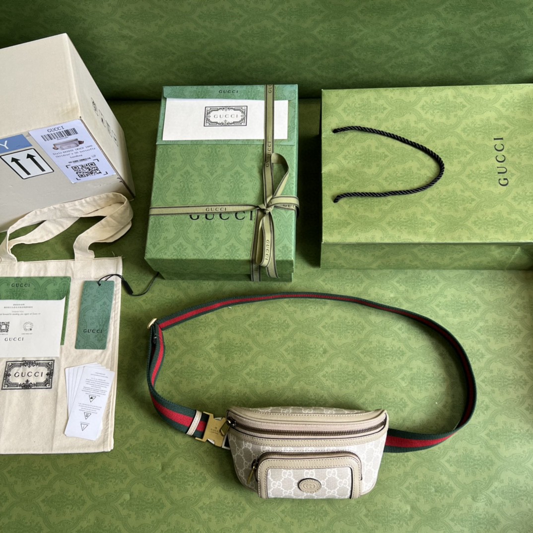 G*u*i belt bag with interlocking g