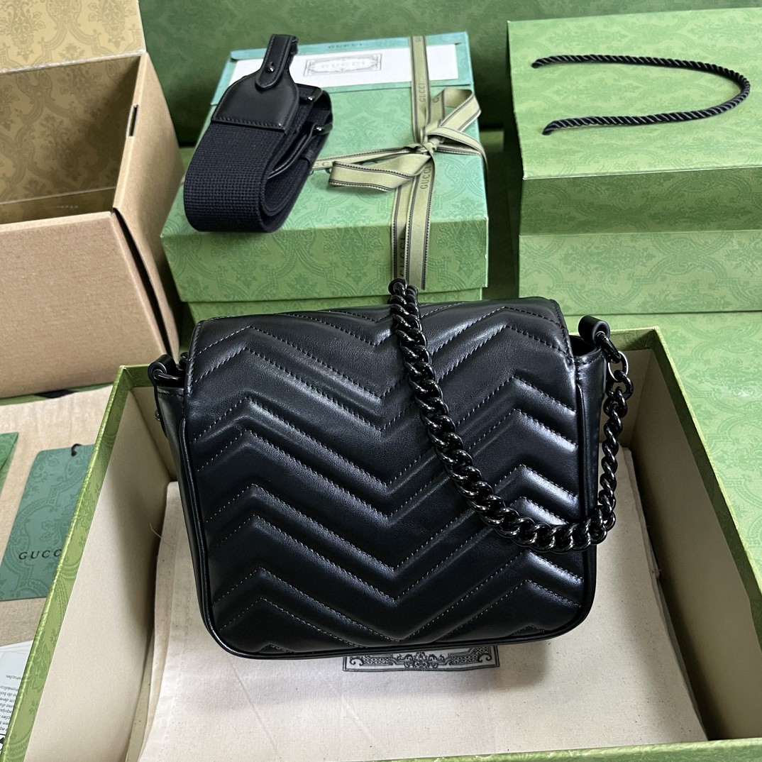 G*u*i gg marmont matelassé mini shoulder bag