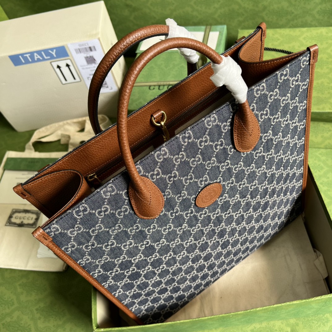 G*u*i medium tote bag with interlocking g