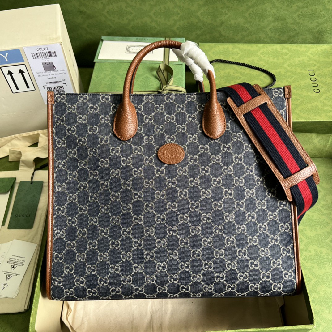 G*u*i medium tote bag with interlocking g