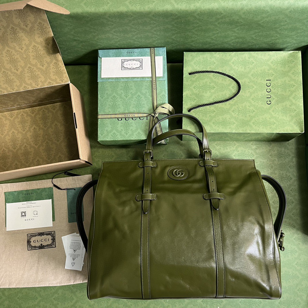G*u*i large tote bag with tonal double g