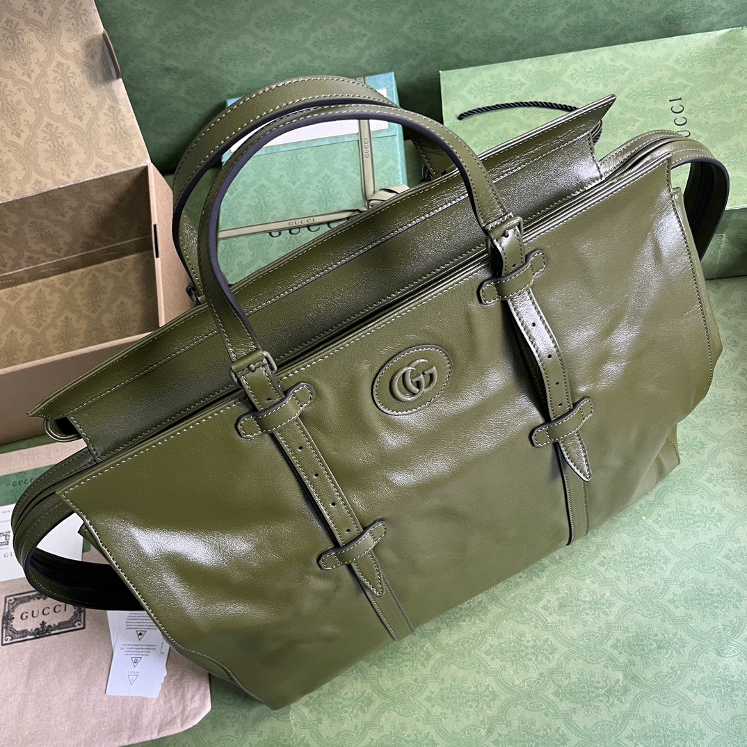 G*u*i large tote bag with tonal double g