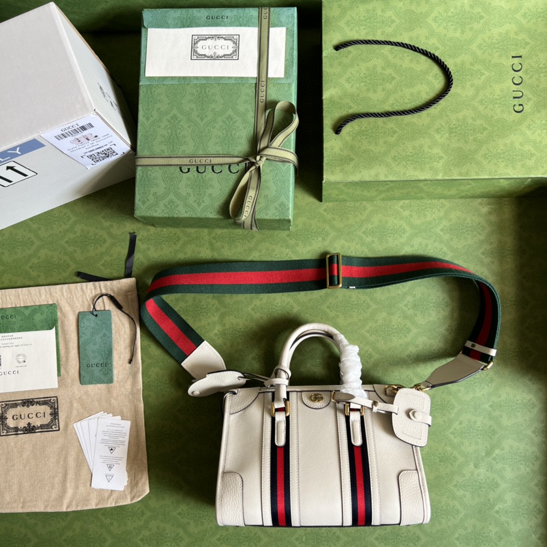 G*u*i small double g top-handle bag