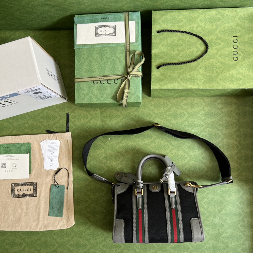 G*u*i small double g top-handle bag