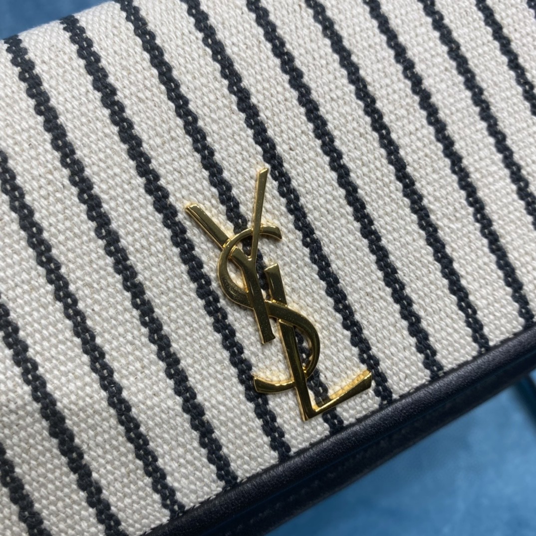 YSL CASSANDRE PHONE HOLDER WITH STRAP