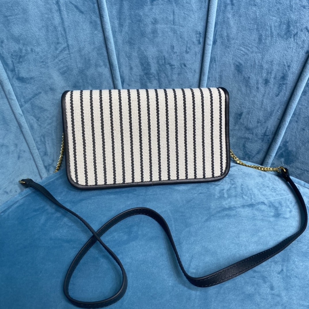 YSL CASSANDRE PHONE HOLDER WITH STRAP