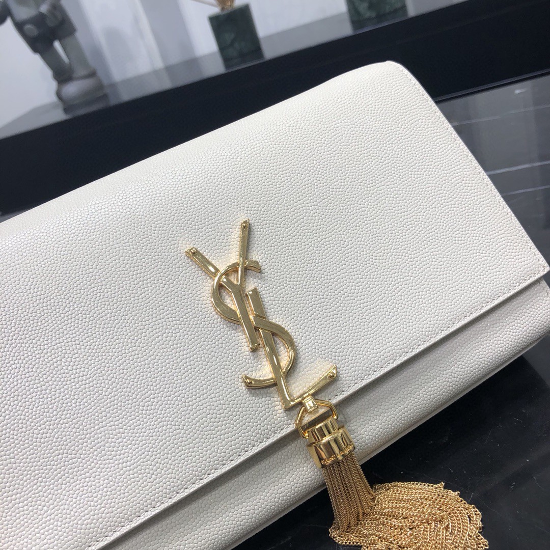 YSL KATE MEDIUM CHAIN BAG WITH TASSEL