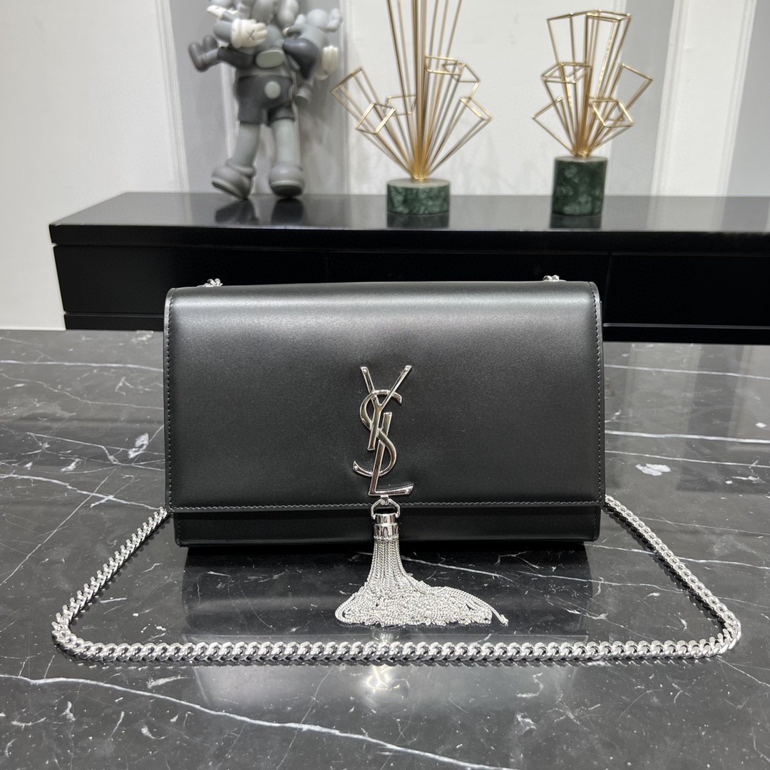 YSL KATE MEDIUM CHAIN BAG WITH TASSEL