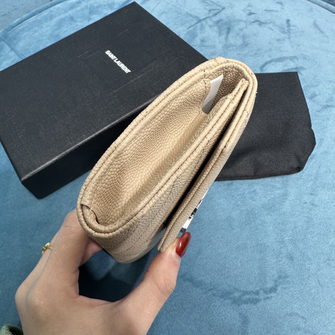YSL CASSANDRE MATELASSÉ SMALL ENVELOPE WALLET