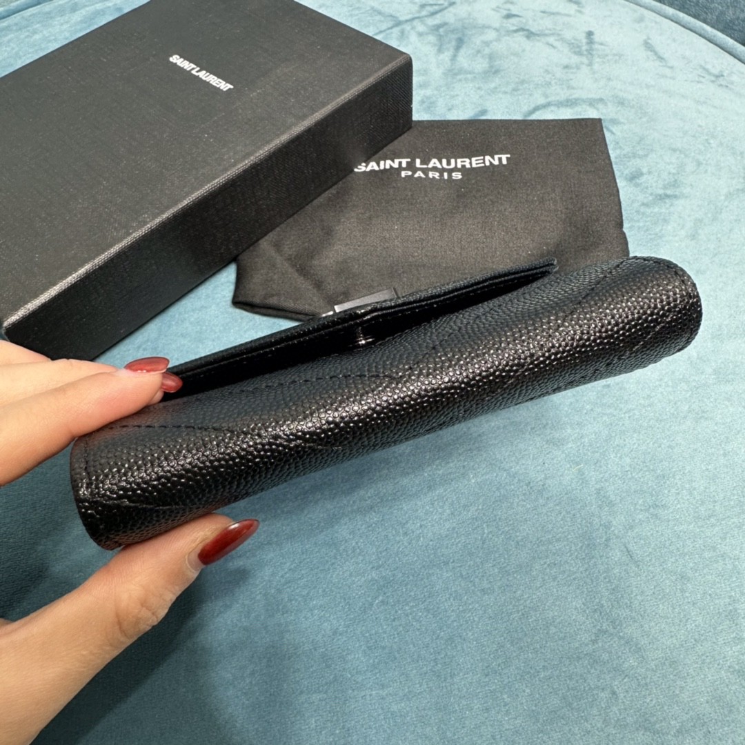 YSL CASSANDRE MATELASSÉ SMALL ENVELOPE WALLET