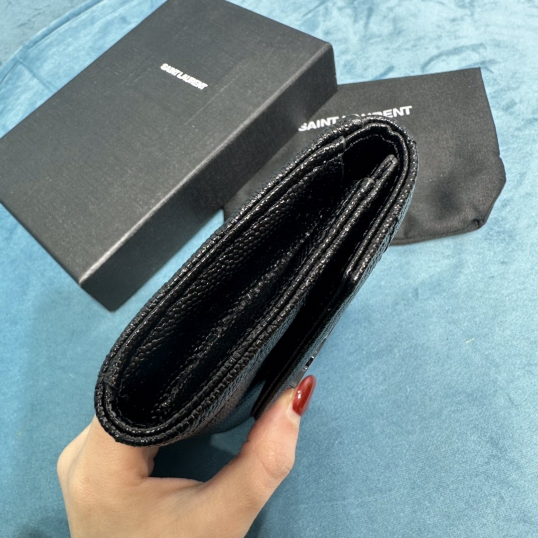 YSL CASSANDRE MATELASSÉ SMALL ENVELOPE WALLET