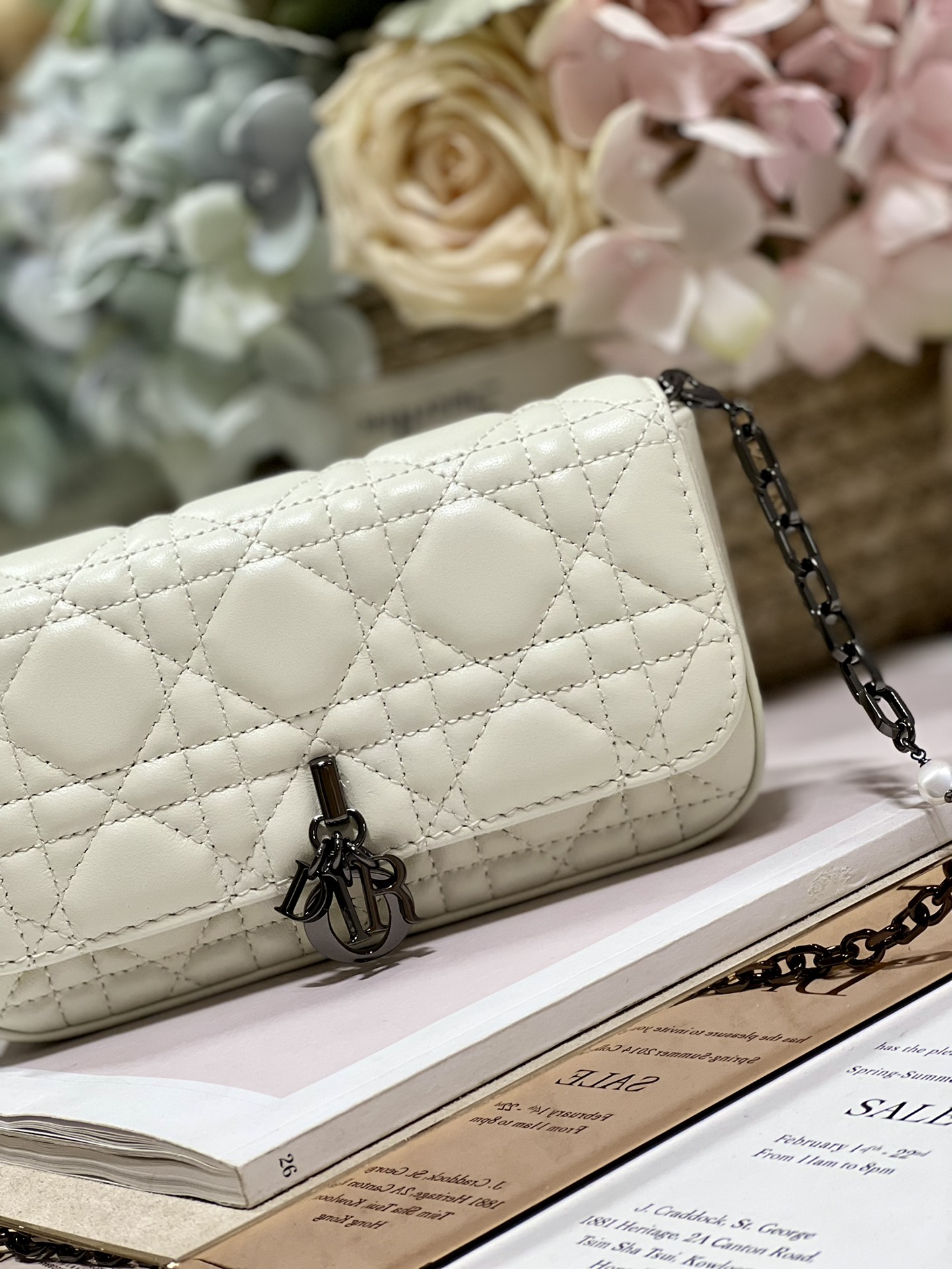 lady D*or phone pouch