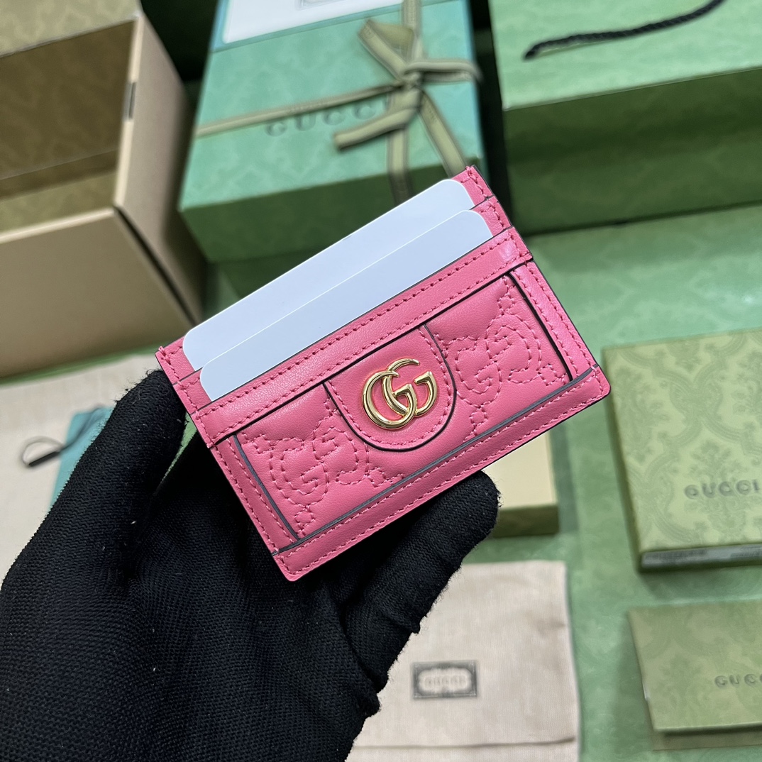 G*u*i gg matelassÉ card case