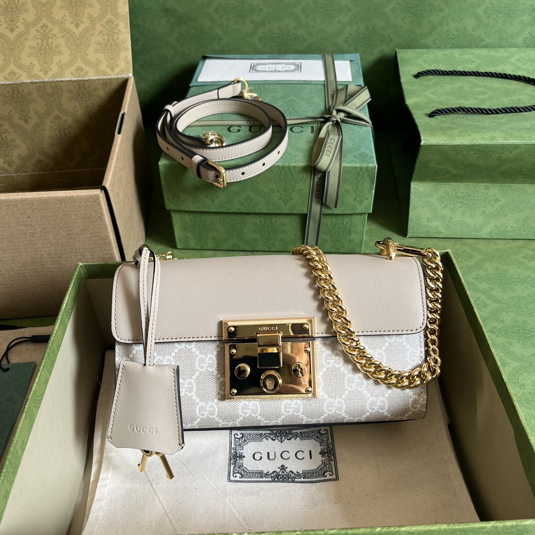 G*u*i padlock mini shoulder bag