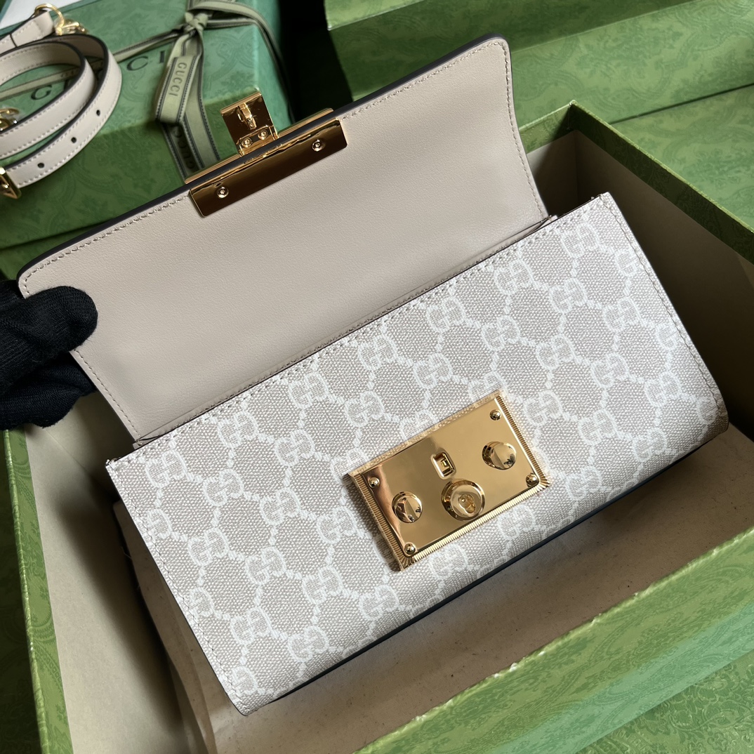 G*u*i padlock mini shoulder bag