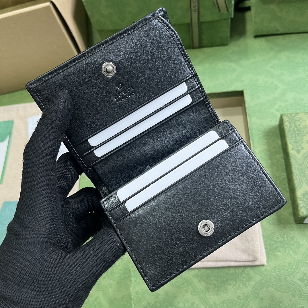 G*u*i gg marmont card case wallet
