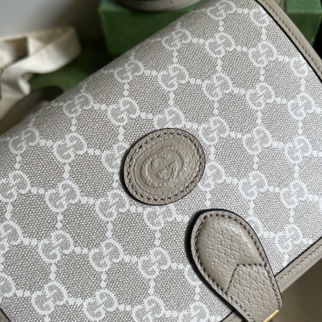 G*u*i mini shoulder bag with interlocking g