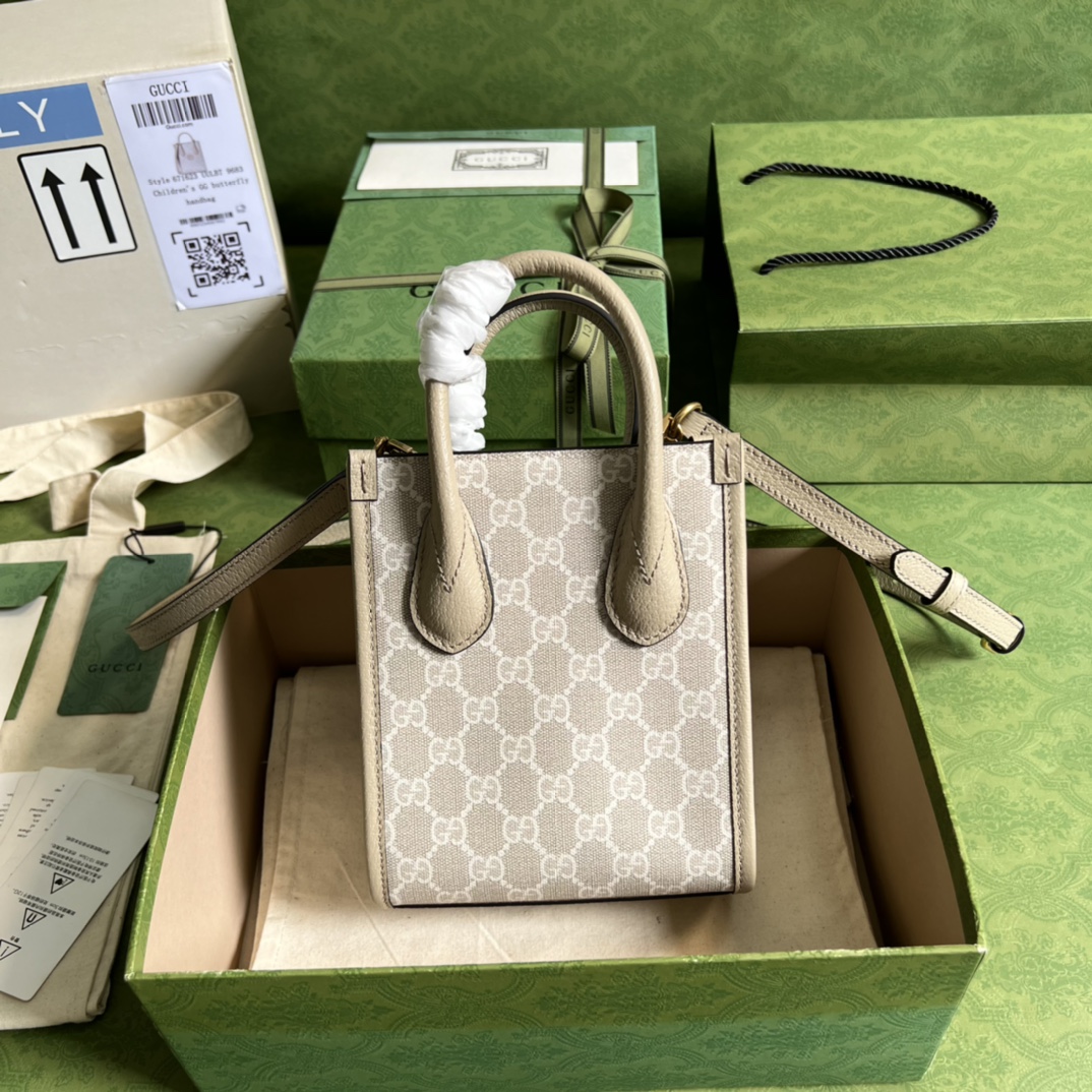 G*u*i mini tote bag with interlocking g