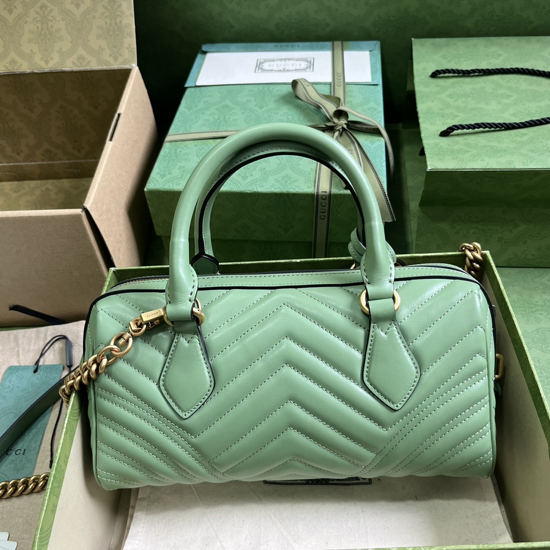 G*u*i gg marmont small top handle bag