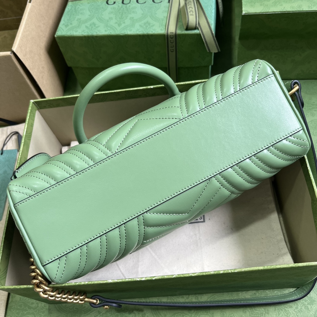 G*u*i gg marmont small top handle bag