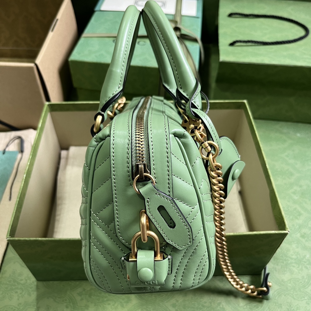 G*u*i gg marmont small top handle bag