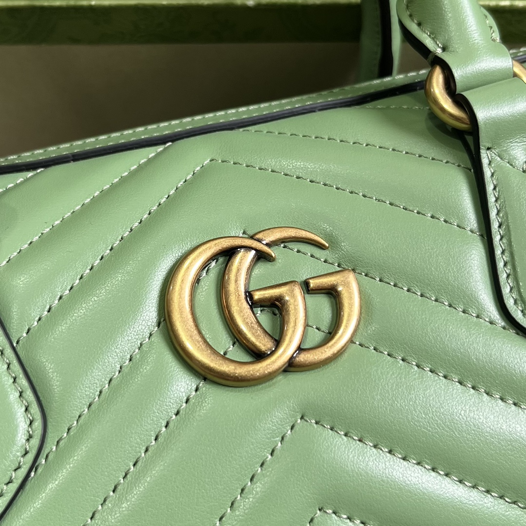 G*u*i gg marmont small top handle bag