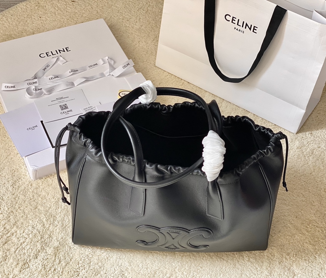 Ce**e cabas drawstring cuir