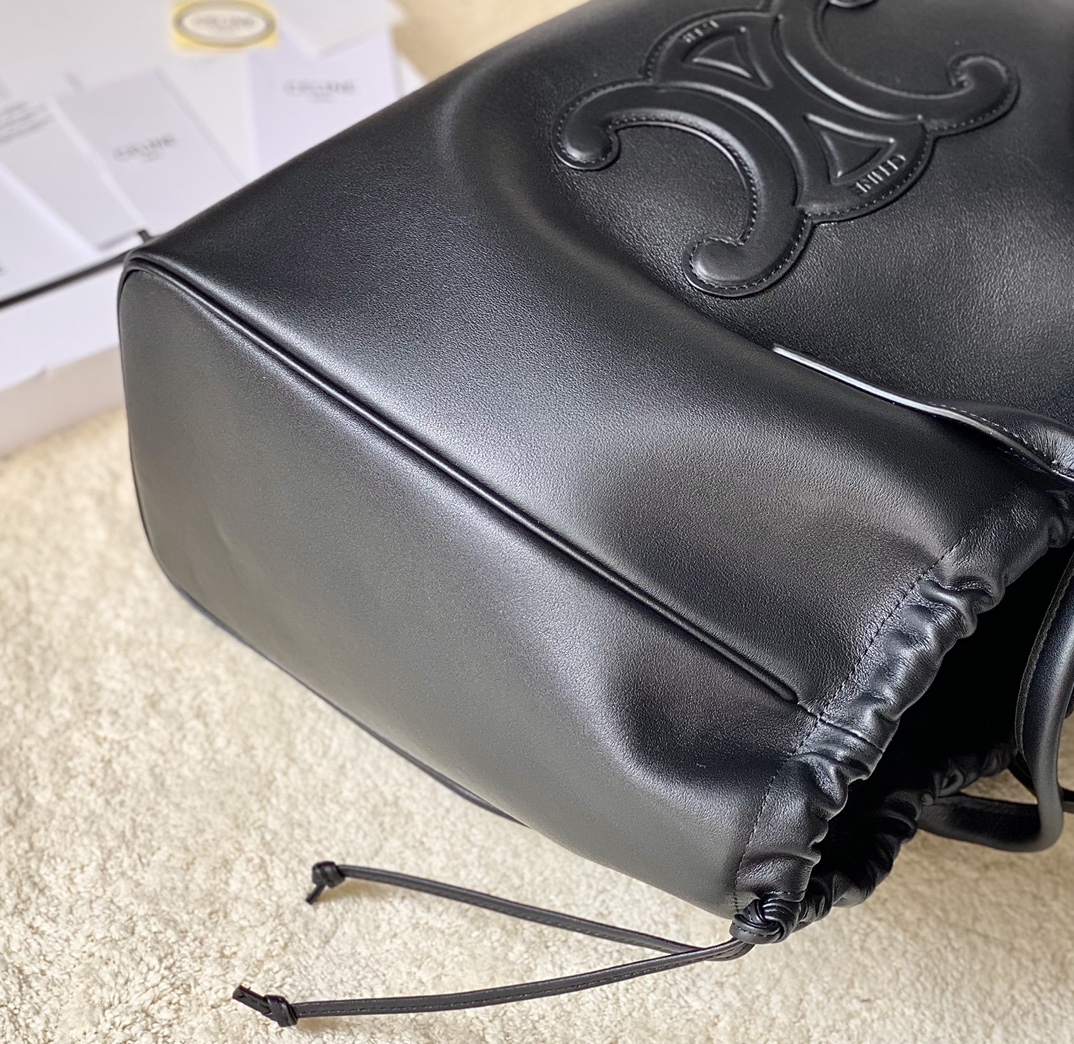 Ce**e cabas drawstring cuir