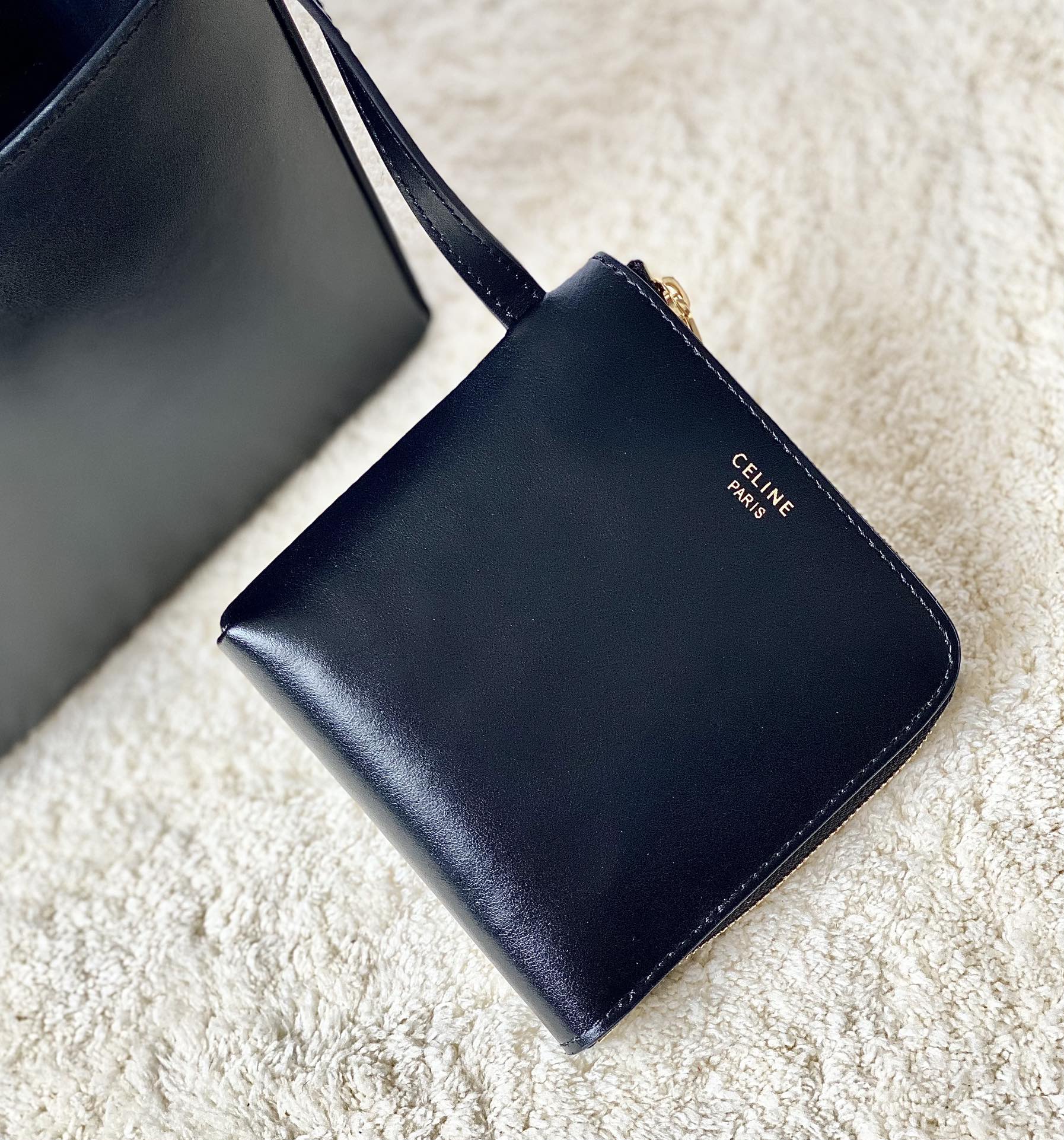 Ce**e cuir triomphe cube bag