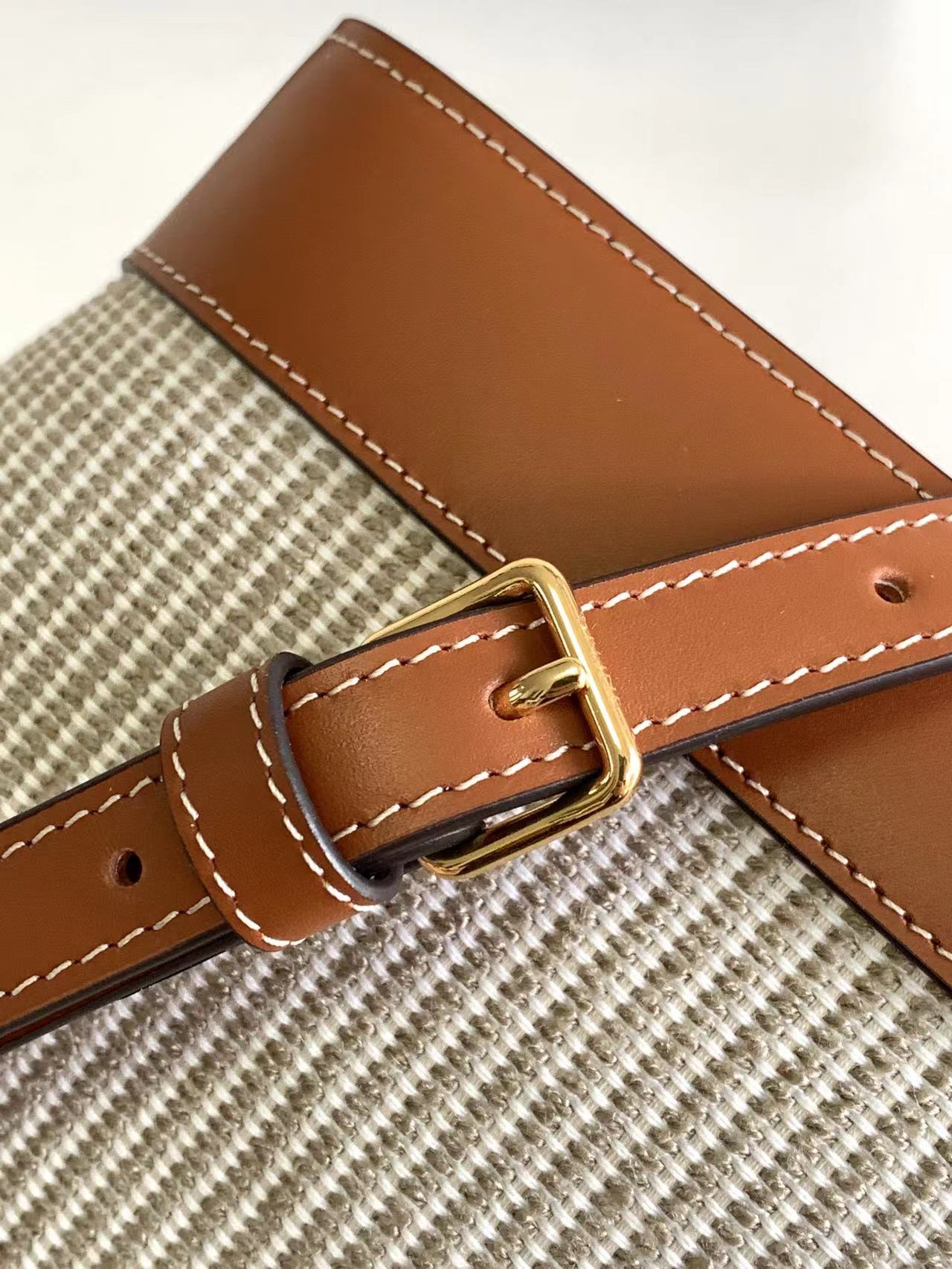 Ce**e small bucket cuir triomphe