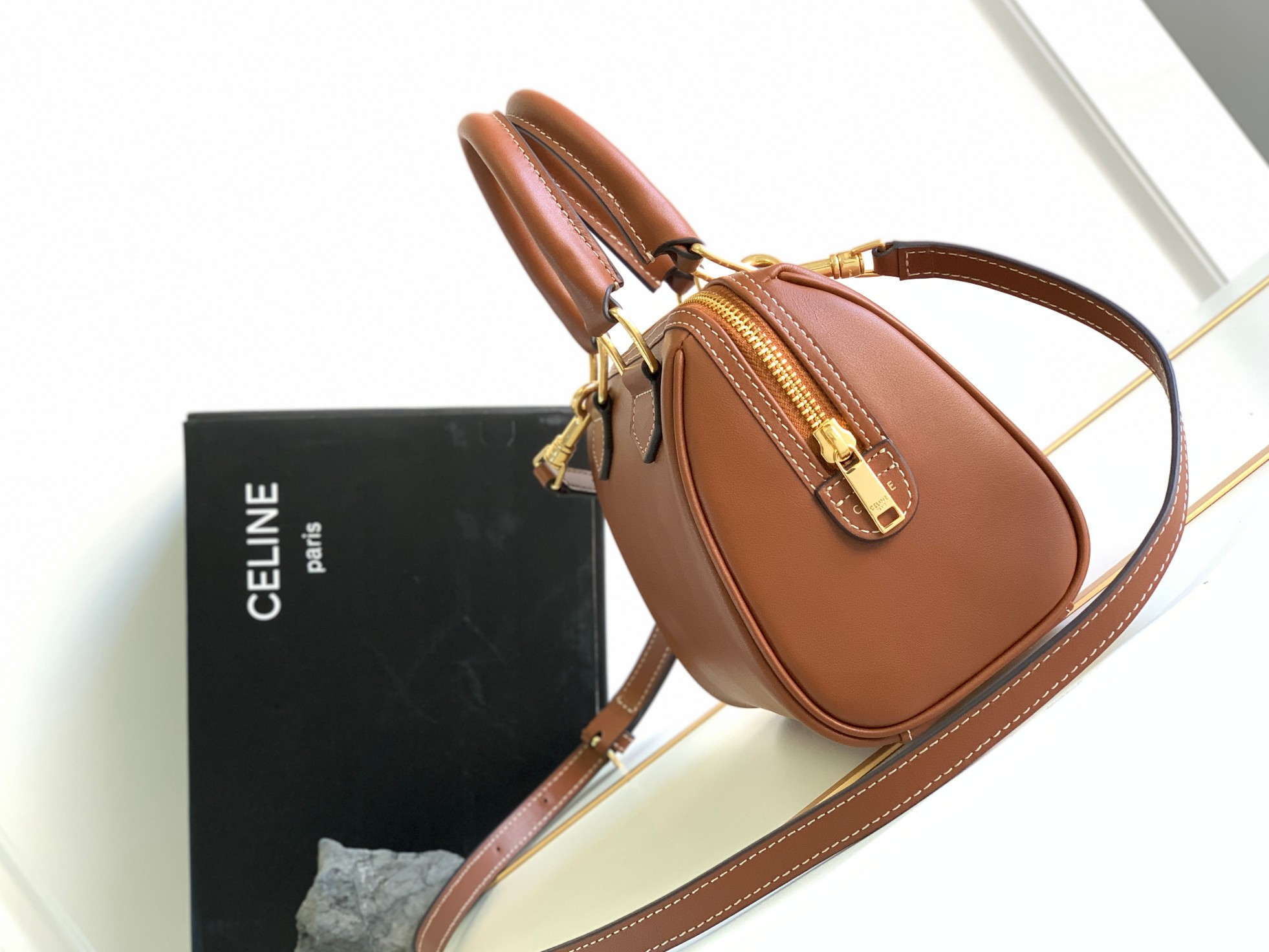 SMALL BOSTON CUIR TRIOMPHE