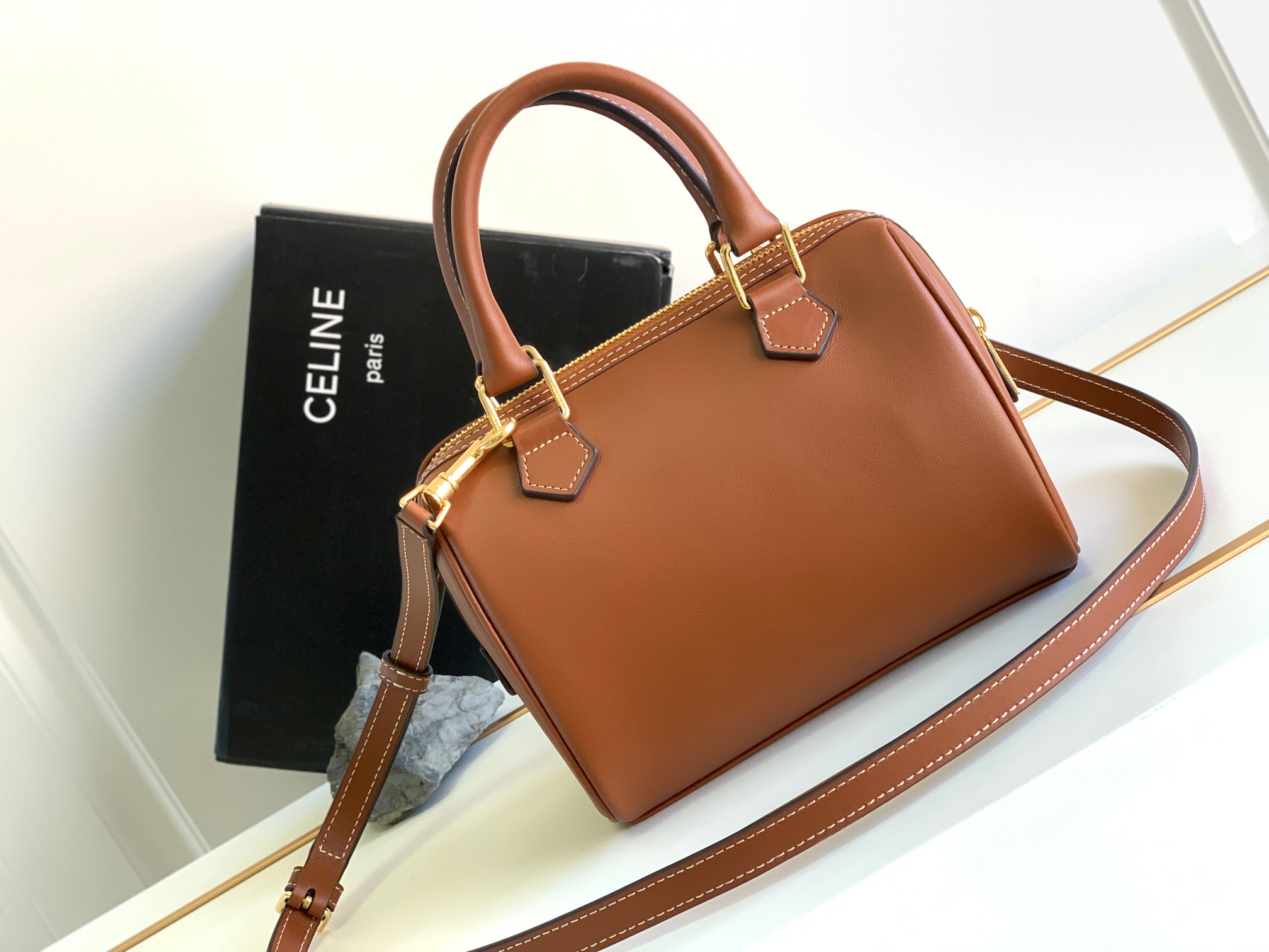 SMALL BOSTON CUIR TRIOMPHE
