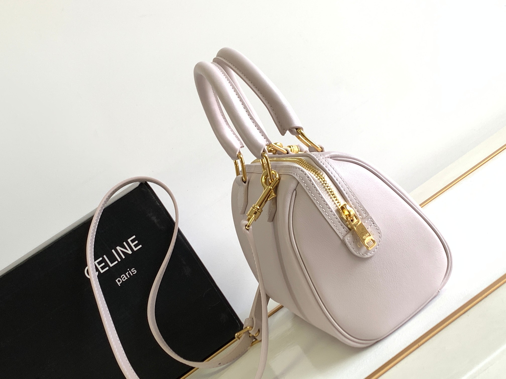 SMALL BOSTON CUIR TRIOMPHE