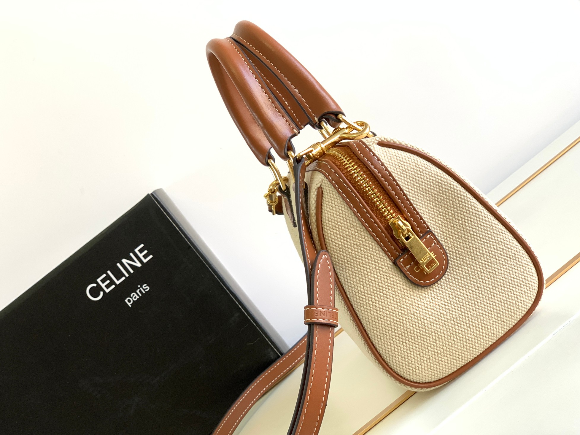 SMALL BOSTON CUIR TRIOMPHE