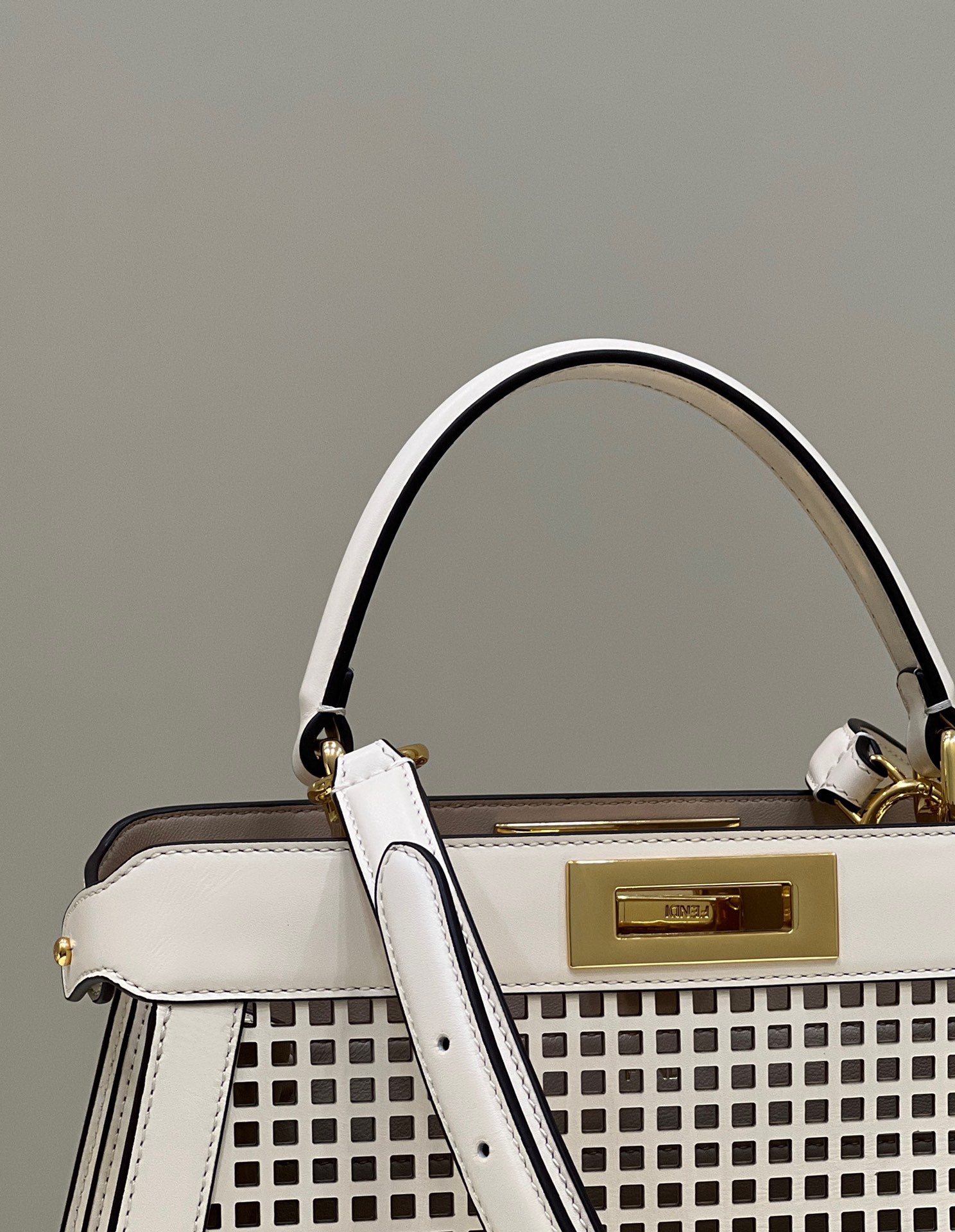 F**di iconic peekaboo iseeu medium handbag