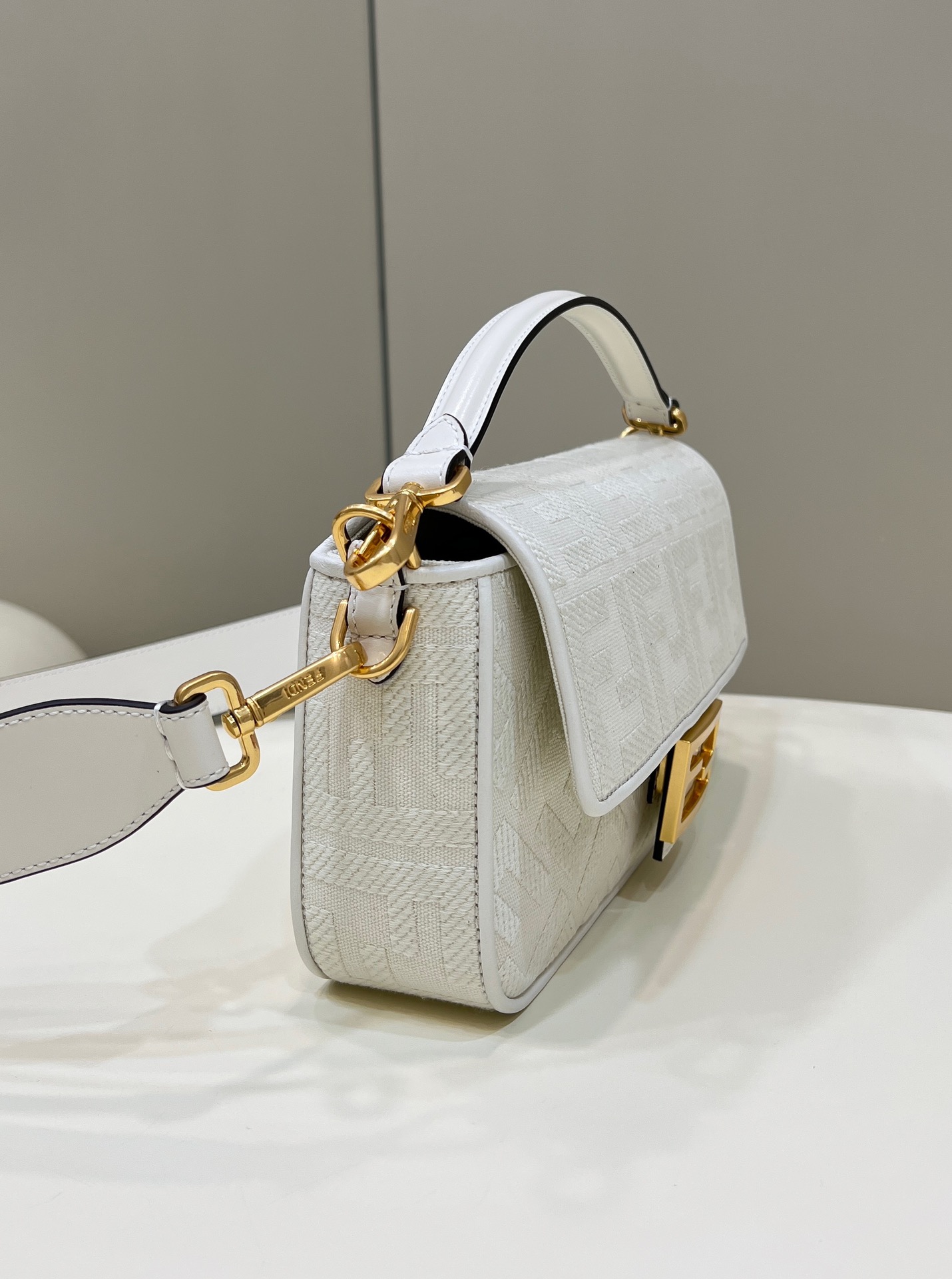 F**di baguette ff canvas bag