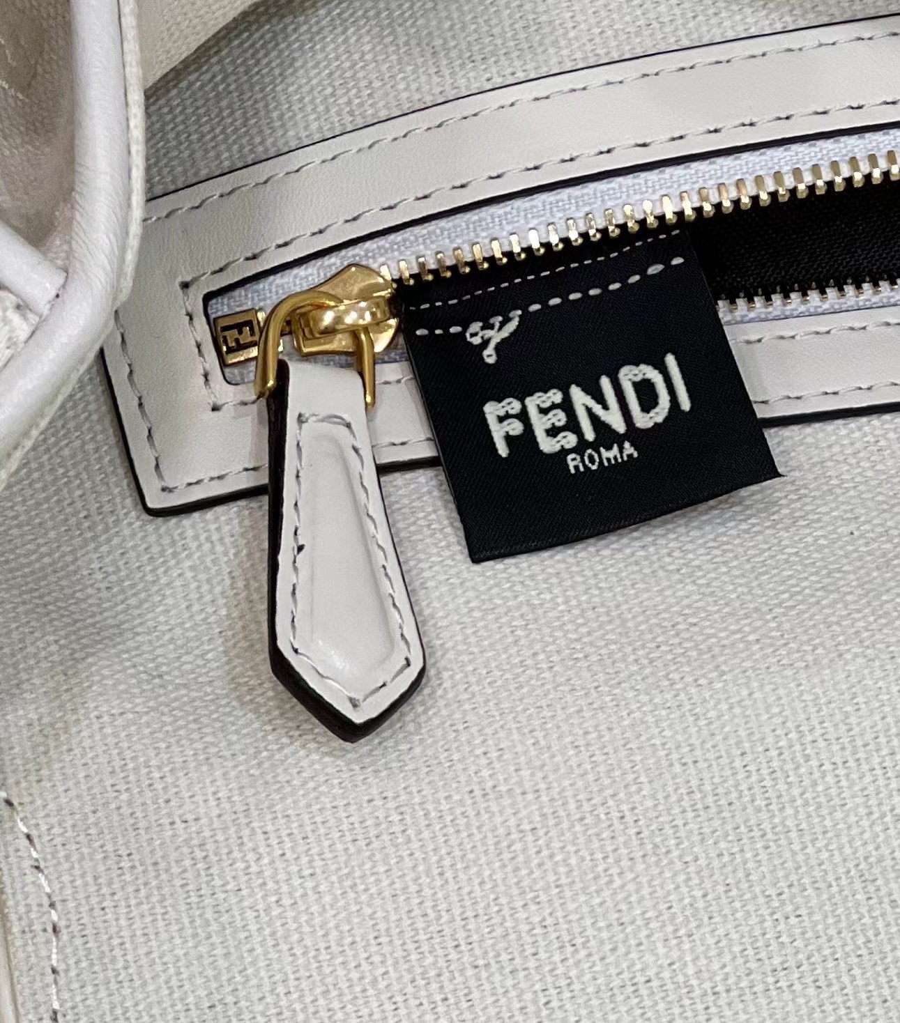 F**di baguette ff canvas bag