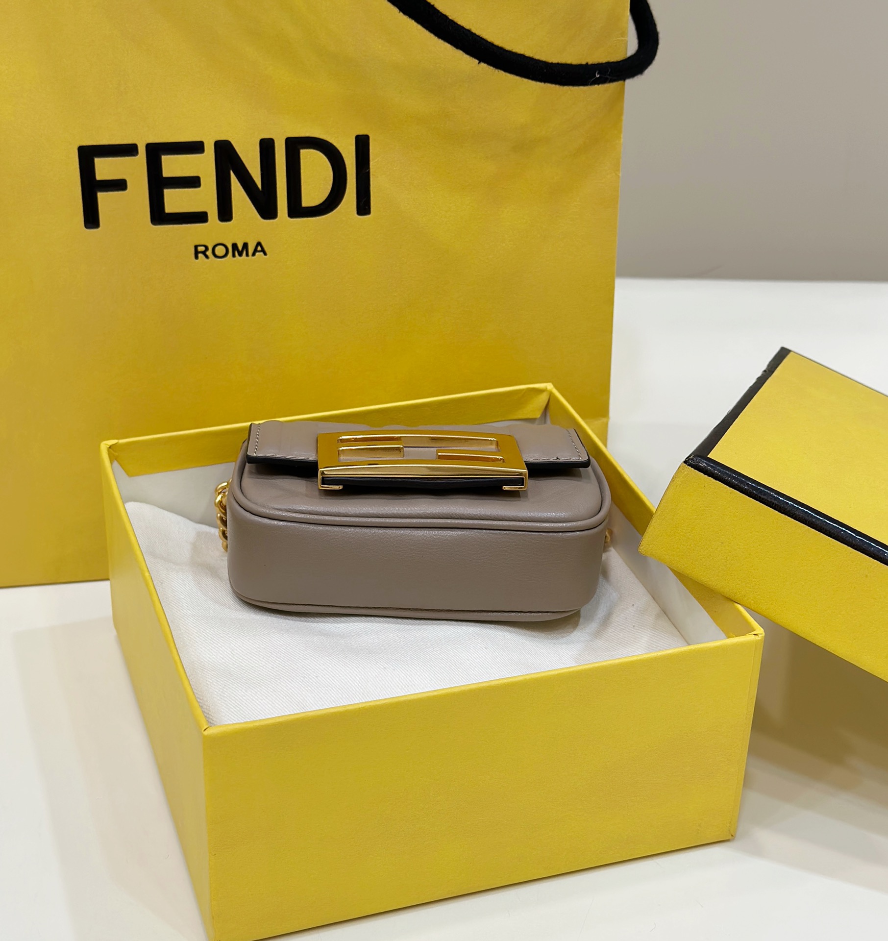 F**di nano  baguette mini bag